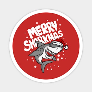 Merry Sharkmas Magnet